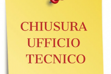 Chiusura Ufficio Tecnico