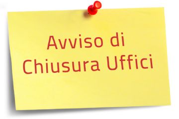 Avviso Chiusura Uffici Lunedì 5 gennaio 2026