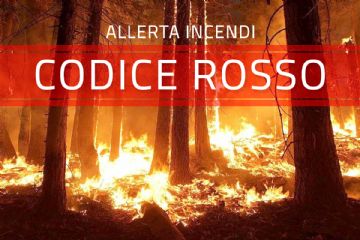 Stato di massima pericolosità per incendi boschivi: dall' 8 LUGLIO 2026